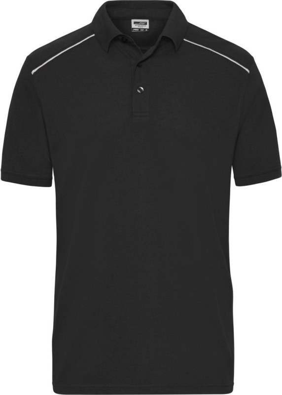 Daiber JN 892 Pánské pracovní piqué polo "Solid" 02.0892 black - Pánské oblečení trička