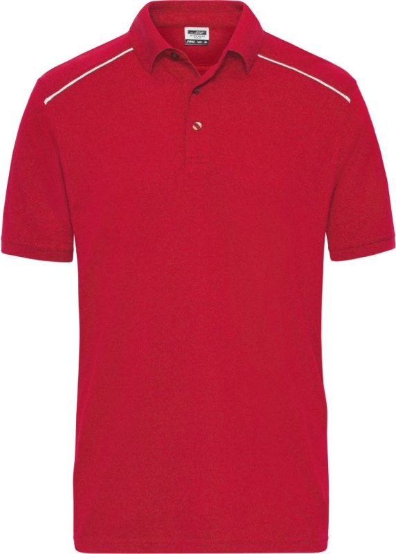 Daiber JN 892 Pánské pracovní piqué polo "Solid" 02.0892 red