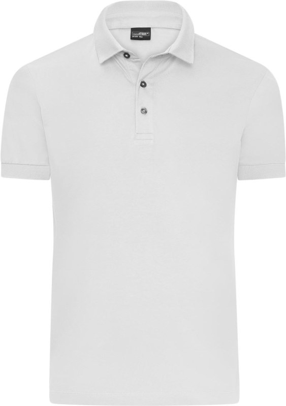 Daiber JN 1300 Pánské žerzejové polo 02.1300 white