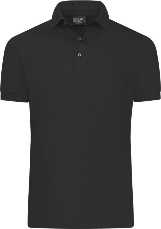 Daiber JN 1302 Pánské Slim Fit žerzejové polo 02.1302 black