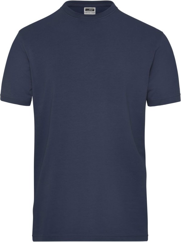 Daiber JN 1802 Pánské pracovní tričko z bio bavlny - Solid 02.1802 navy