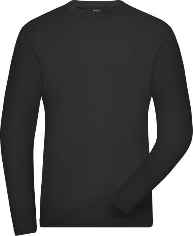 Daiber JN 1804 Pánské pracovní elast. tričko - Solid 02.1804 black