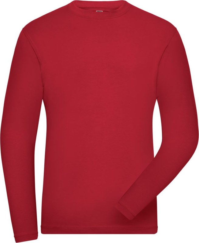 Daiber JN 1804 Pánské pracovní elast. tričko - Solid 02.1804 red