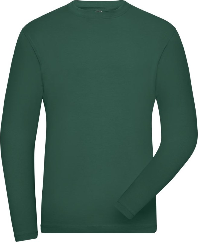 Daiber JN 1804 Pánské pracovní elast. tričko - Solid 02.1804 dark green