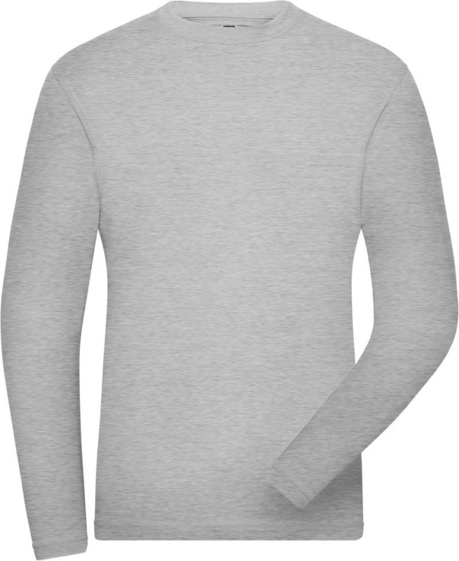 Daiber JN 1804 Pánské pracovní elast. tričko - Solid 02.1804 grey heather