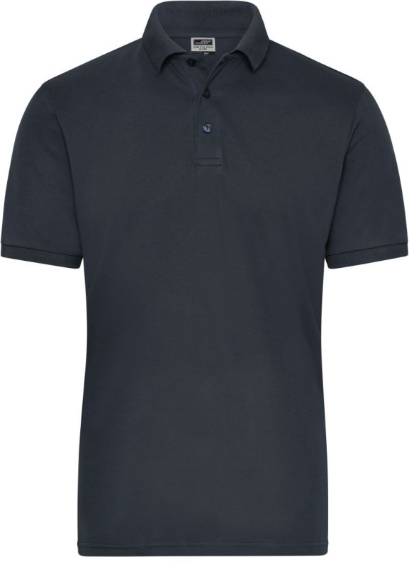 Daiber JN 1806 Pánské pracovní elastické bio polo - Solid 02.1806 carbon - Pánské oblečení trička
