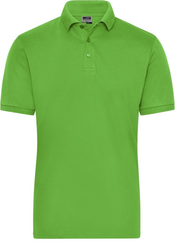 Daiber JN 1806 Pánské pracovní elastické bio polo - Solid 02.1806 lime green