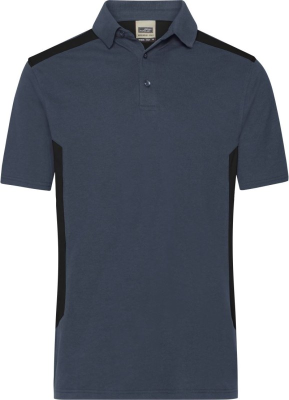 Daiber JN 1826 Pánské pracovní piqué polo "Strong" 02.1826 carbon/black