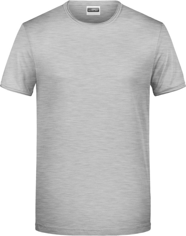 Daiber 8002 Pánské tričko z bio bavlny 02.8002 grey heather