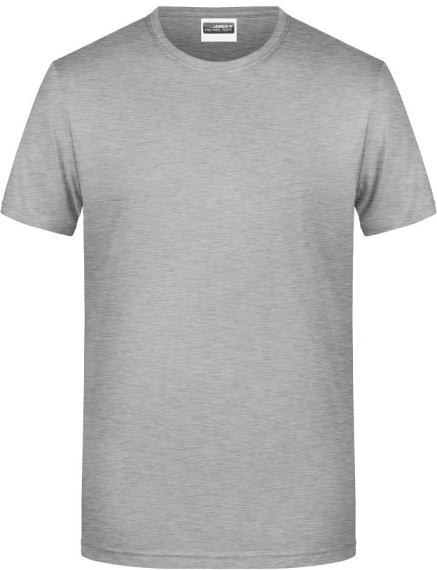 Daiber 8008 Pánské tričko z bio bavlny 02.8008 grey heather