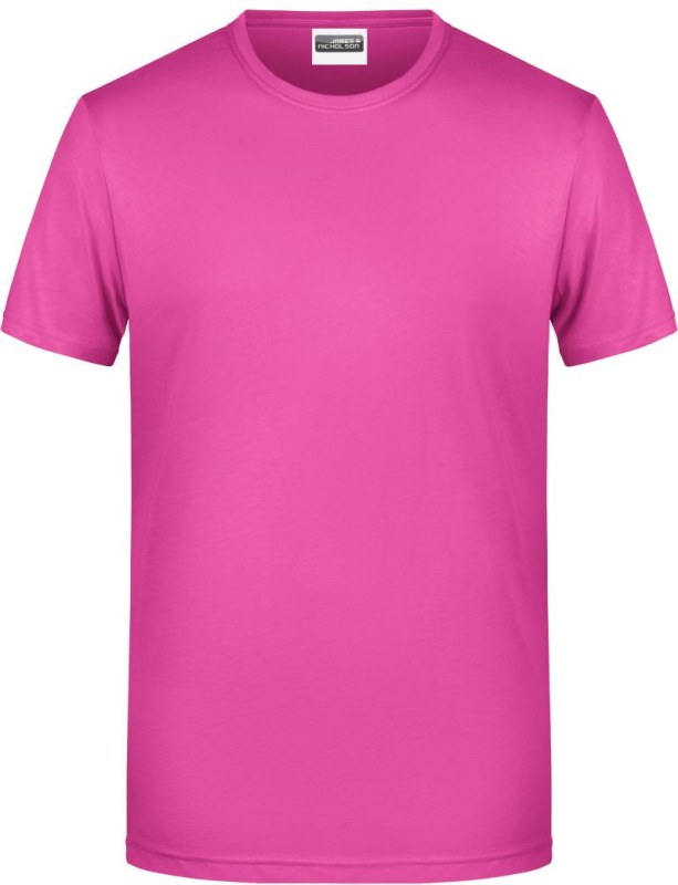 Daiber 8008 Pánské tričko z bio bavlny 02.8008 pink