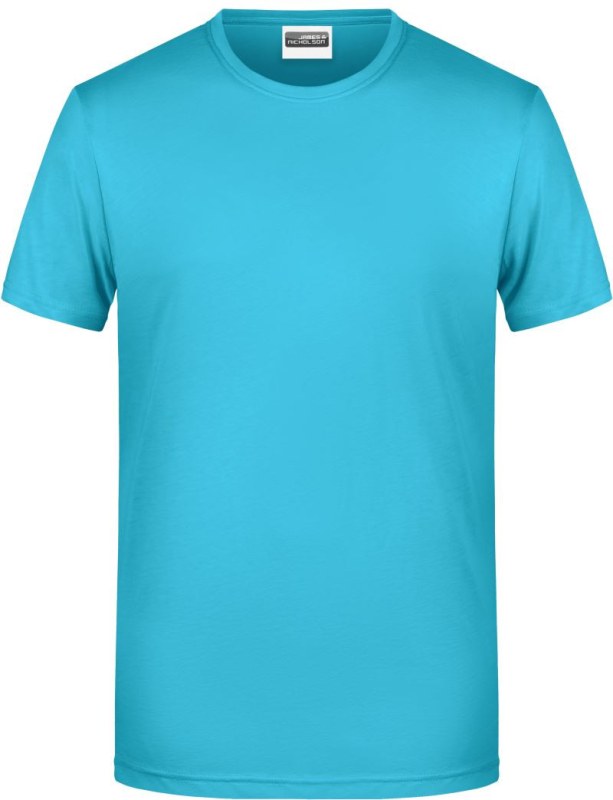 Daiber 8008 Pánské tričko z&nbsp;bio bavlny 02.8008 turquoise - Pánské oblečení trička