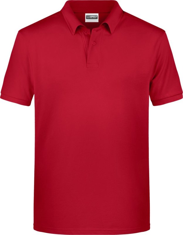 Daiber 8010 Pánské piqué polo z bio bavlny 02.8010 red