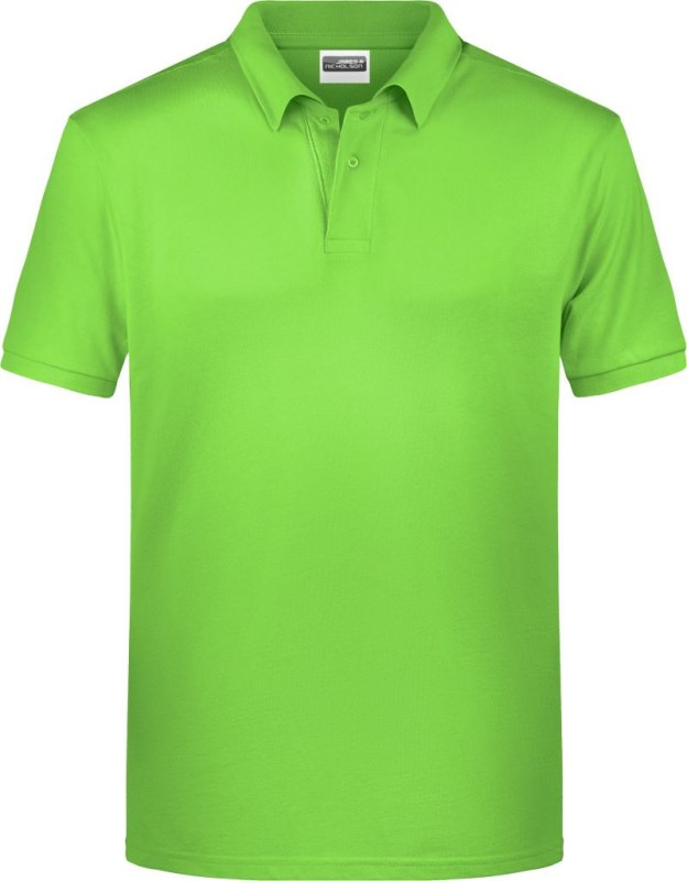 Daiber 8010 Pánské piqué polo z bio bavlny 02.8010 lime green