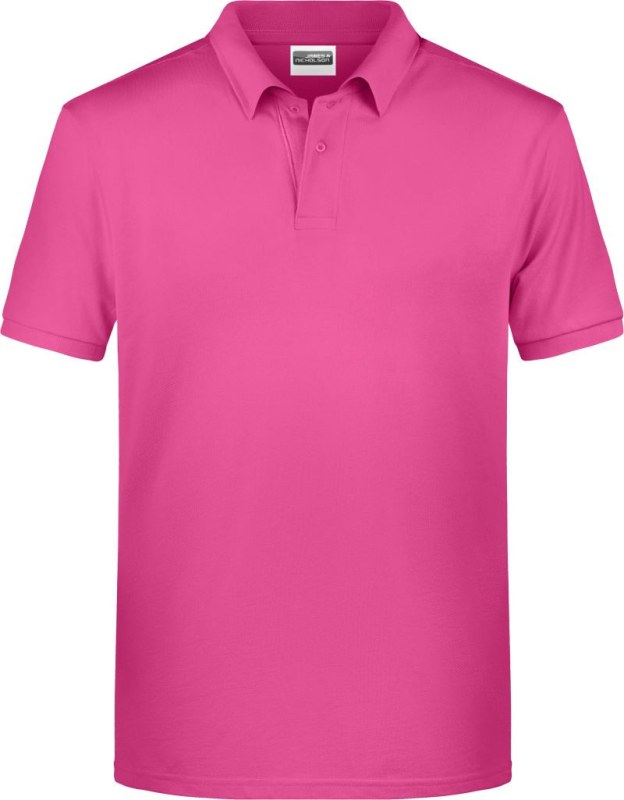 Daiber 8010 Pánské piqué polo z bio bavlny 02.8010 pink