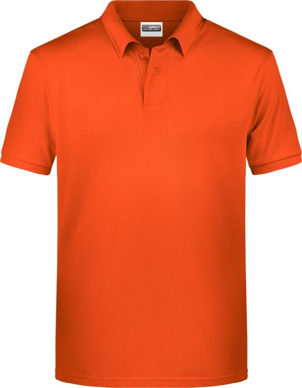 Daiber 8010 Pánské piqué polo z bio bavlny 02.8010 dark orange