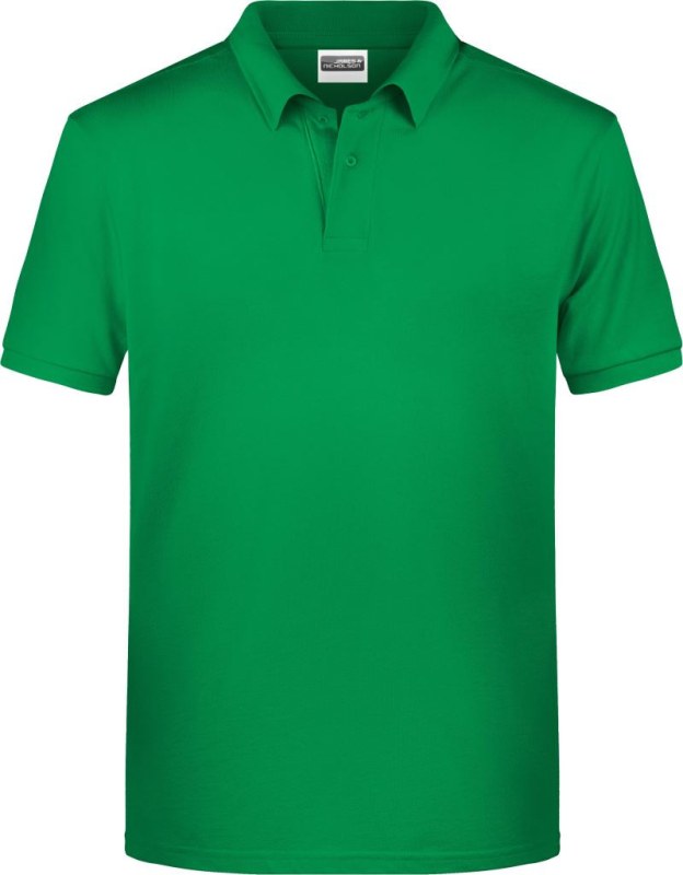 Daiber 8010 Pánské piqué polo z bio bavlny 02.8010 fern green