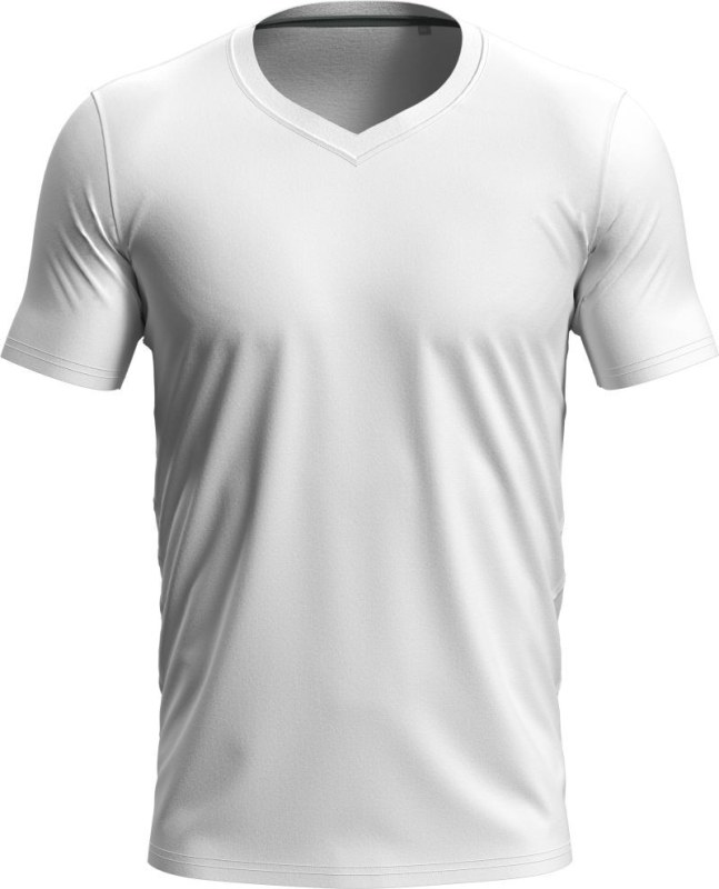 Stedman Stretch-T V-neck Pánské tričko s výstřihem do V 05.9610 white