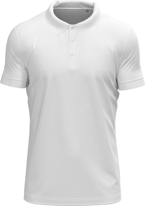 Stedman Stretch Polo Pánské elastické piqué polo z&nbsp;těžké bavlny 05.9640 white - Pánské oblečení trička