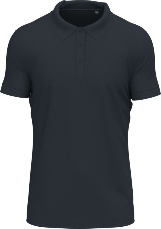 Stedman Stretch Polo Pánské elastické piqué polo z&nbsp;těžké bavlny 05.9640 blue midnight - Pánské oblečení trička