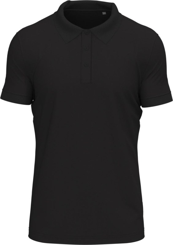 Stedman Stretch Polo Pánské elastické piqué polo z těžké bavlny 05.9640 black opal