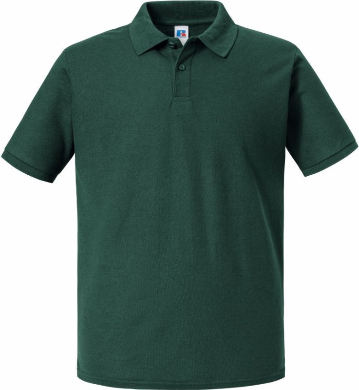 Russell Athletic 570M Pánské piqué polo "Authentic Eco" 10.570M bottle green