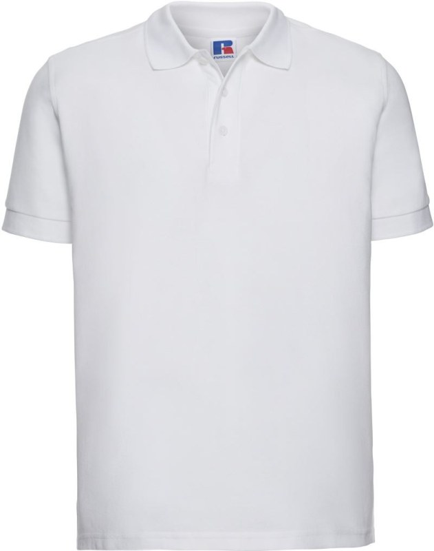 Russell Athletic 577M Pánské piqué polo "Ultimate" 10.577M white - Pánské oblečení trička