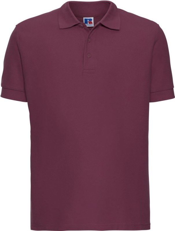 Russell Athletic 577M Pánské piqué polo "Ultimate" 10.577M burgundy - Pánské oblečení trička