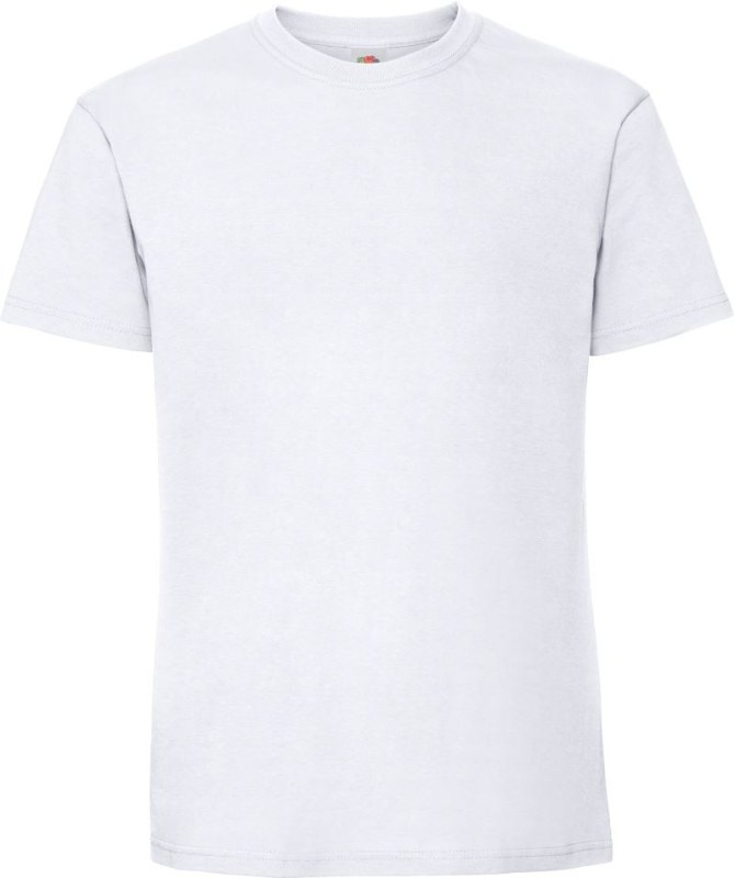 Fruit of the Loom Iconic 195 T Pánské těžké tričko 16.1422 white