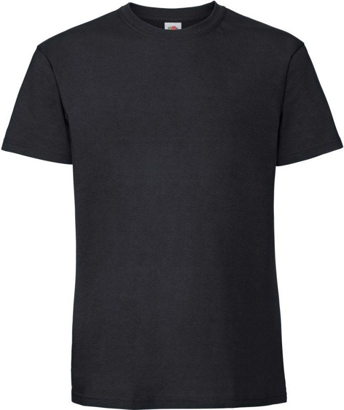 Fruit of the Loom Iconic 195 T Pánské těžké tričko 16.1422 black