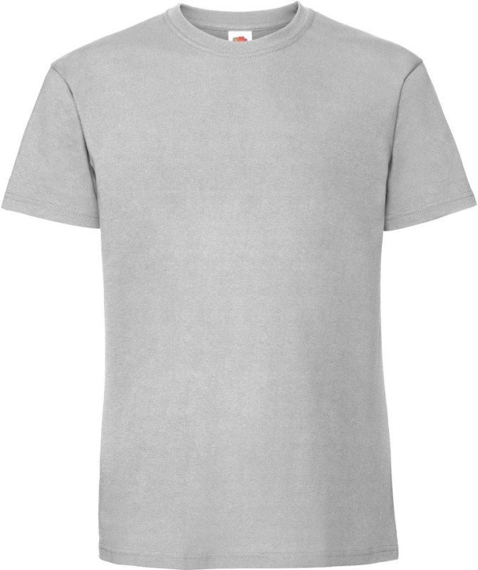 Fruit of the Loom Iconic 195 T Pánské těžké tričko 16.1422 zinc