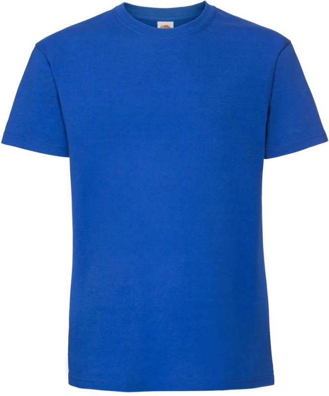 Fruit of the Loom Iconic 195 T Pánské těžké tričko 16.1422 royal blue - Pánské oblečení trička