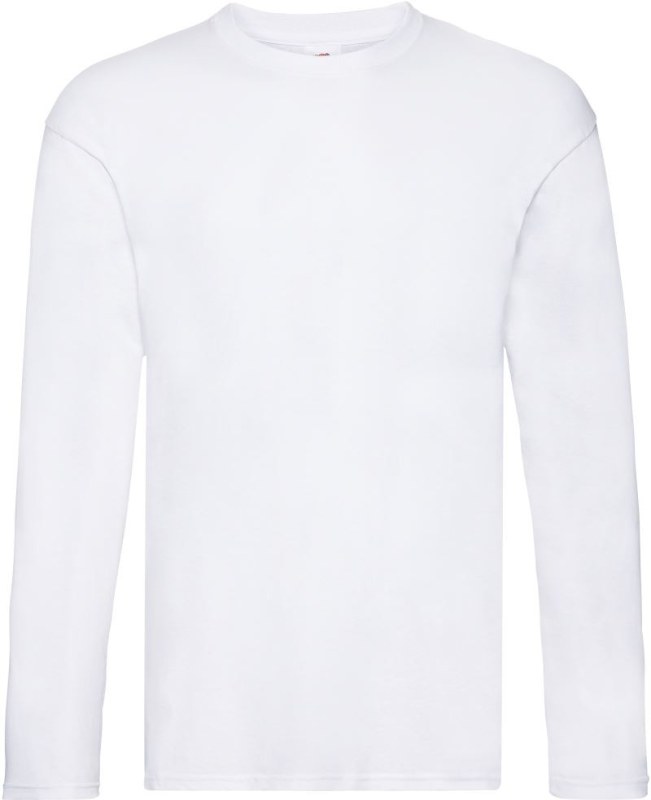 Fruit of the Loom Original LSL T Pánské tričko s dlouhým rukávem 16.1428 white