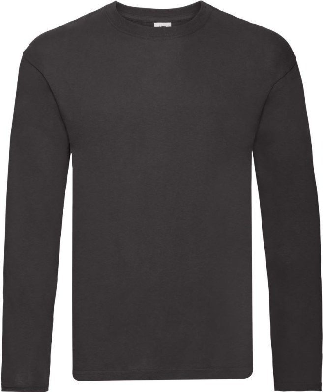 Fruit of the Loom Original LSL T Pánské tričko s dlouhým rukávem 16.1428 black
