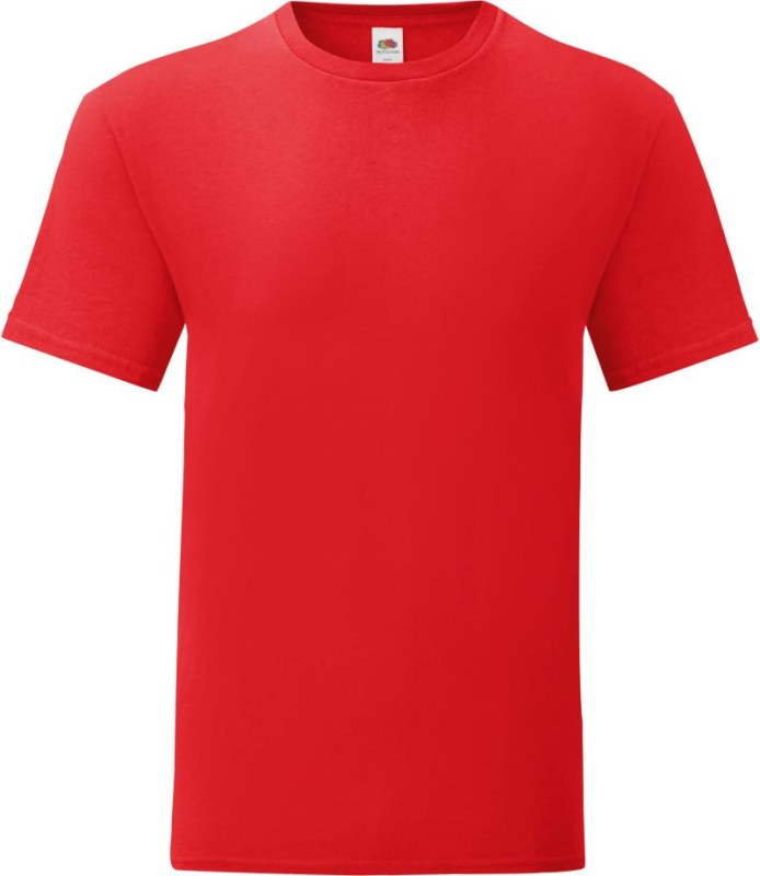 Fruit of the Loom Iconic 150 T Pánské tričko 16.1430 red