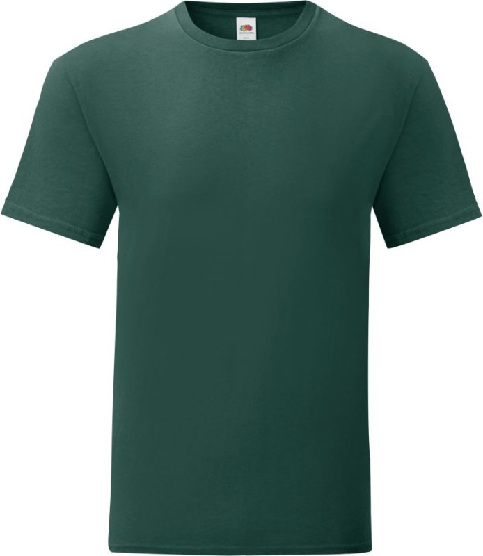 Fruit of the Loom Iconic 150 T Pánské tričko 16.1430 forest green