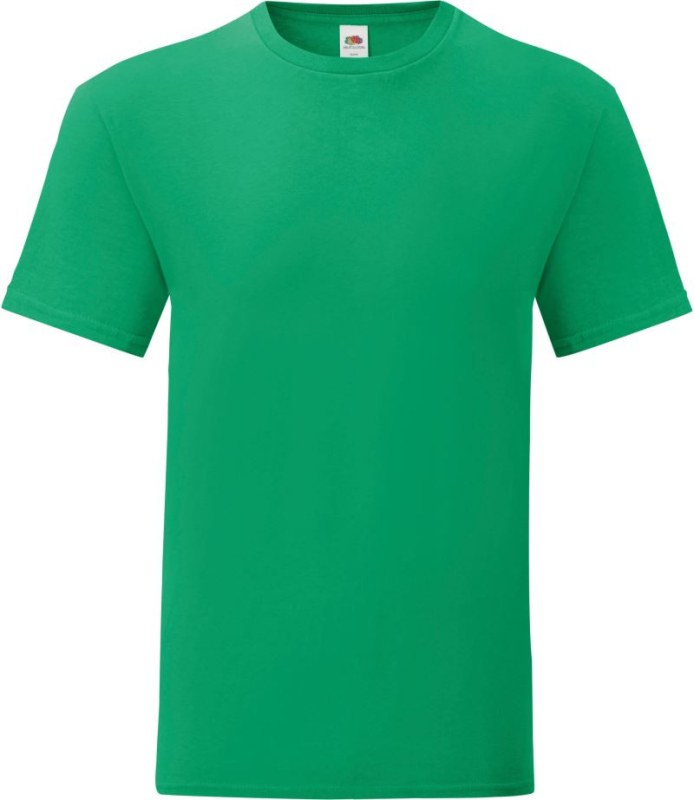 Fruit of the Loom Iconic 150 T Pánské tričko 16.1430 kelly green