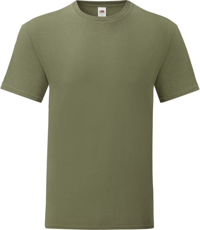 Fruit of the Loom Iconic 150 T Pánské tričko 16.1430 classic olive - Pánské oblečení trička