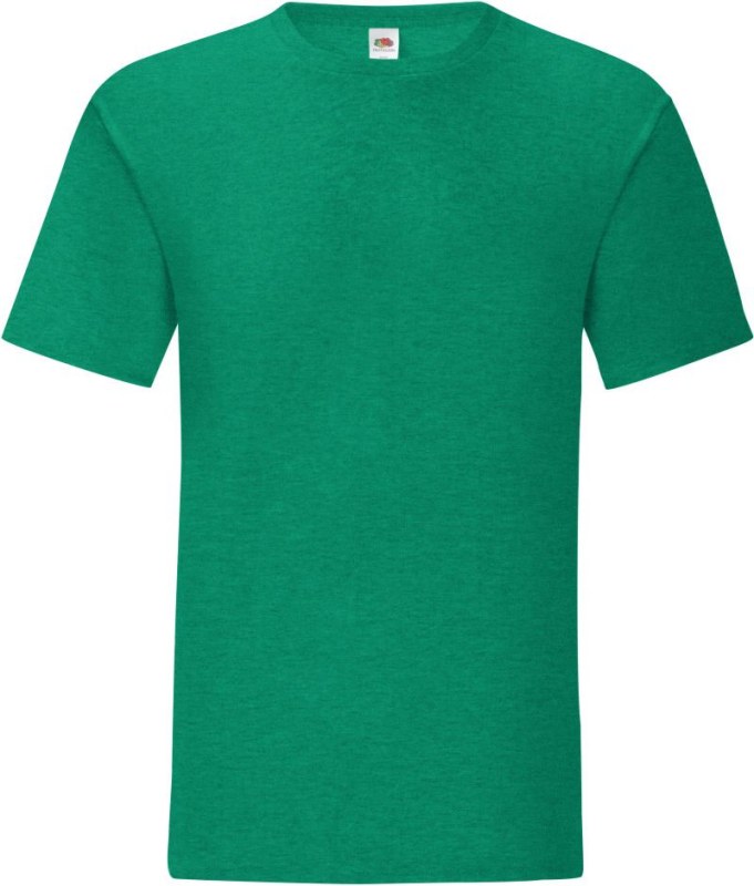 Fruit of the Loom Iconic 150 T Pánské tričko 16.1430 heather green - Pánské oblečení trička