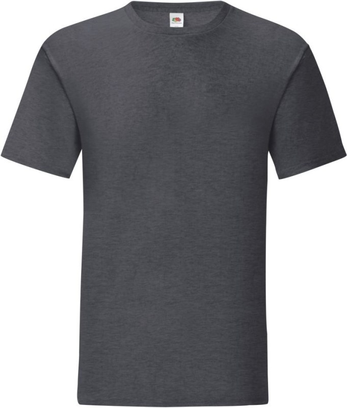 Fruit of the Loom Iconic 150 T Pánské tričko 16.1430 dark heather grey