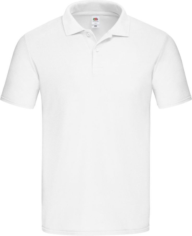 Fruit of the Loom Original Polo Pánské piqué polo 16.3050 white