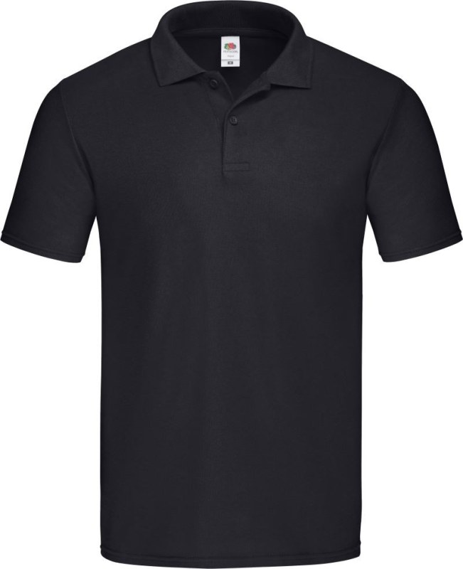 Fruit of the Loom Original Polo Pánské piqué polo 16.3050 black