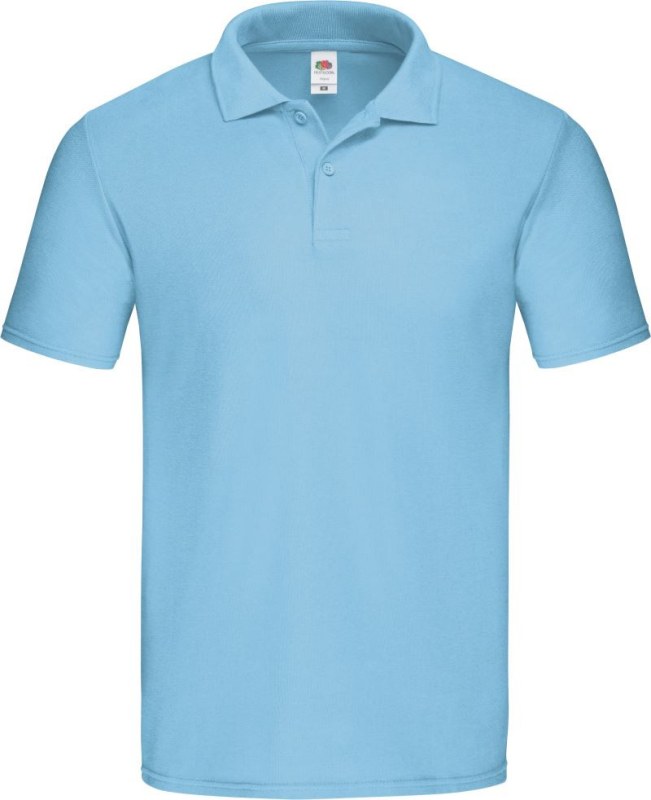 Fruit of the Loom Original Polo Pánské piqué polo 16.3050 sky blue