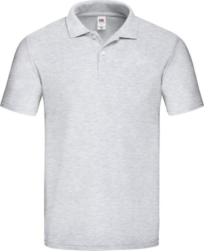 Fruit of the Loom Original Polo Pánské piqué polo 16.3050 heather grey