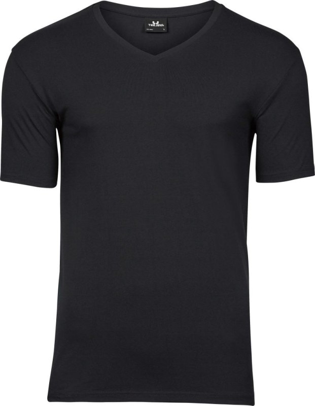 Tee Jays TJ 401 Pánské elastické tričko s výstřihem do V 18.0401 black