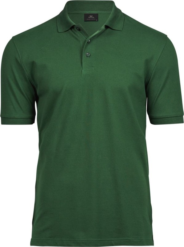 Tee Jays TJ 1405 Pánské luxusní těžké strečové piqué polo 18.1405 forest green - Pánské oblečení trička