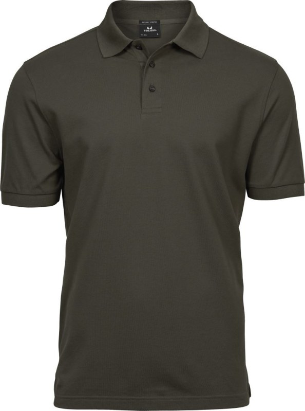 Tee Jays TJ 1405 Pánské luxusní těžké strečové piqué polo 18.1405 dark olive