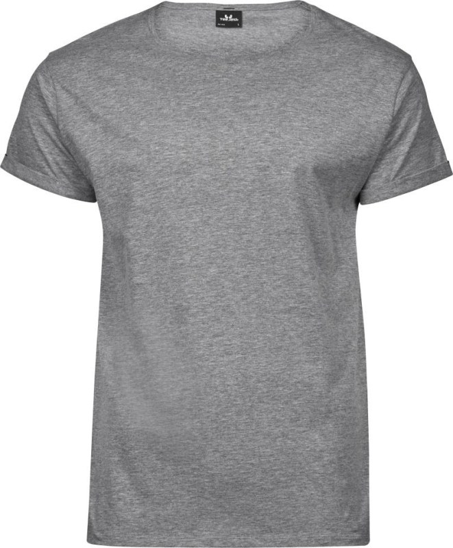 Tee Jays TJ 5062 Pánské tričko s rolovatelnými rukávy 18.5062 heather grey
