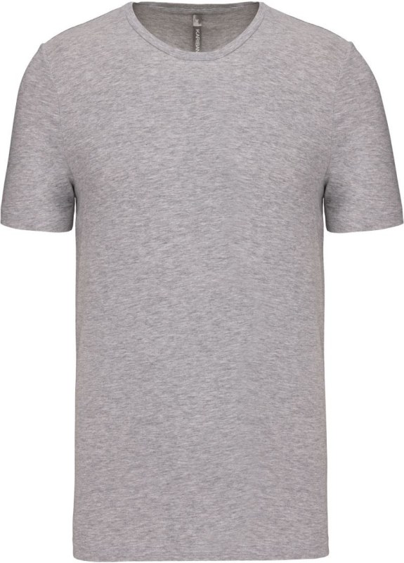 Kariban K 3012 Pánské elastické tričko 20.3012 light grey heather