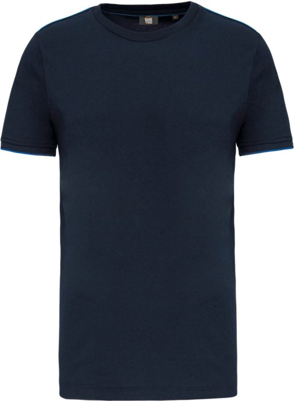 WK WK 3020 Pánské pracovní tričko "Day-to-Day" 20.3020 navy/light royal blue